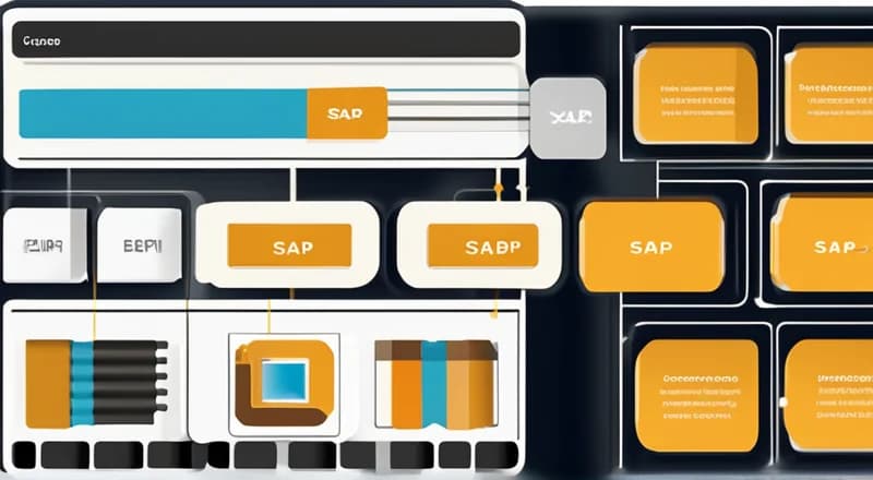 如何创建SAP ERP软件系统的功能结构图？