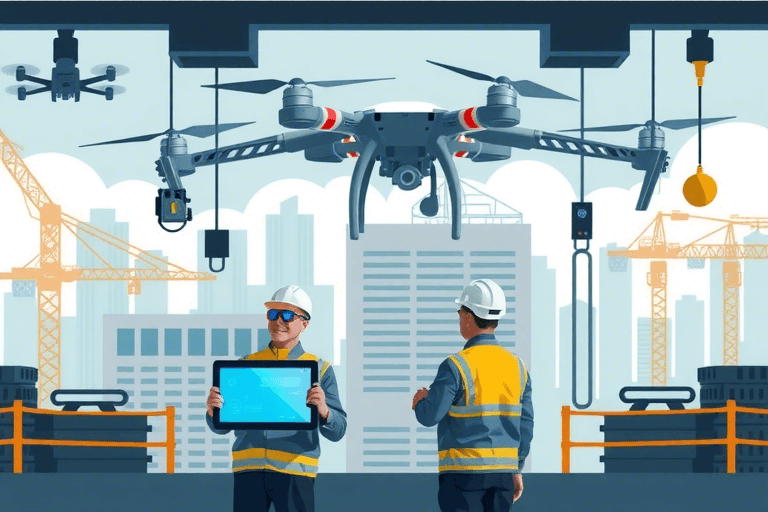 如何构建智能化现场施工管理系统以提高工程效率和安全性？