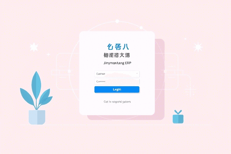 金螳螂ERP登录流程详解及常见问题解答