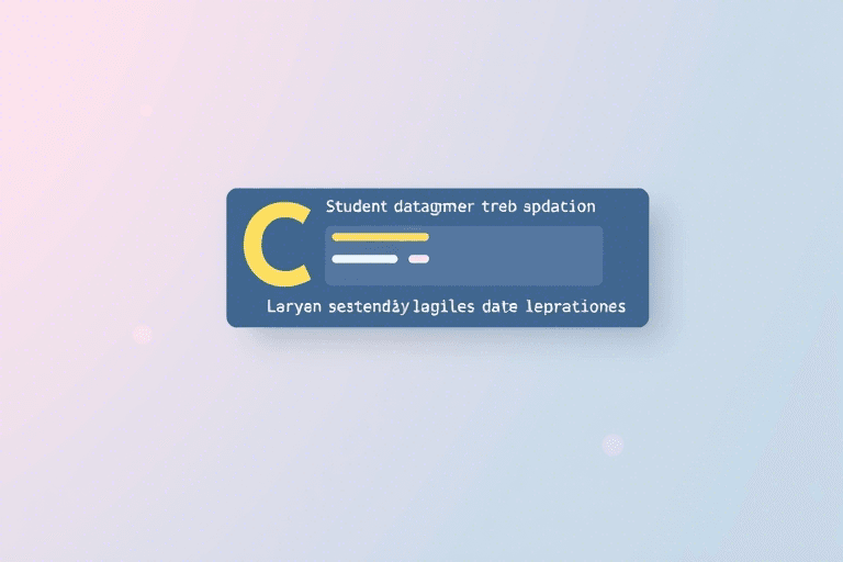 C语言学籍管理系统工程项目怎么做？从零开始构建完整学生信息管理平台