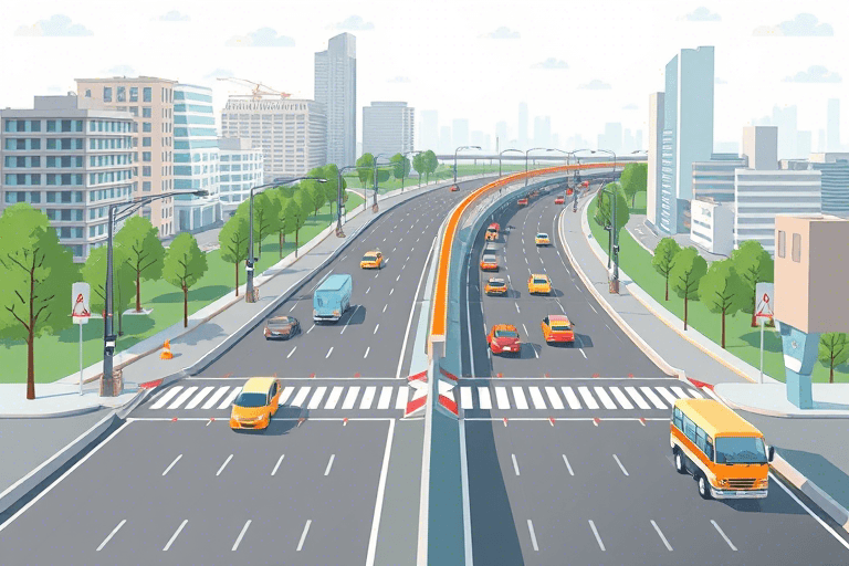 道路施工导流设计软件如何提升交通组织效率与安全性？