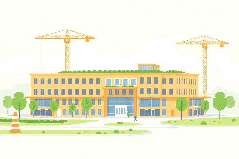 软件新城小学项目施工如何确保高质量与高效率并行？